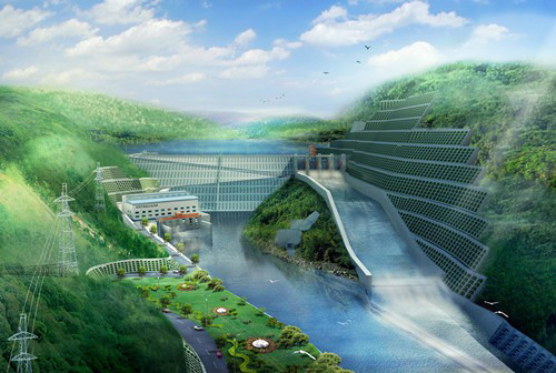 金牛老挝南塔河1号水电站项目